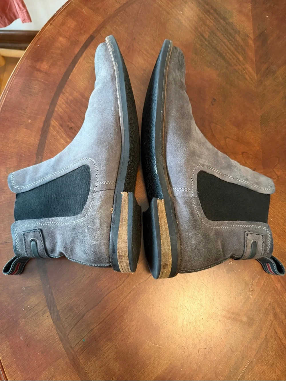 Testosterone Men’s Leather Ankle Boots Size 44 US 10.5 - 11 Inside Zip